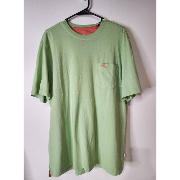 Nwt Tommy Bahama Green crew neck t-shirt tee New - Picture 1 of 4